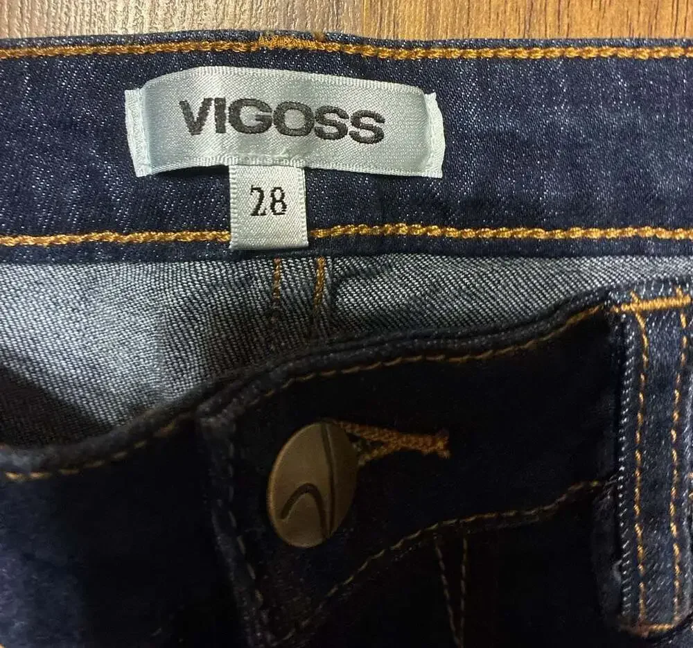 Vigoss Ace Straight Leg Jeans Dark Wash